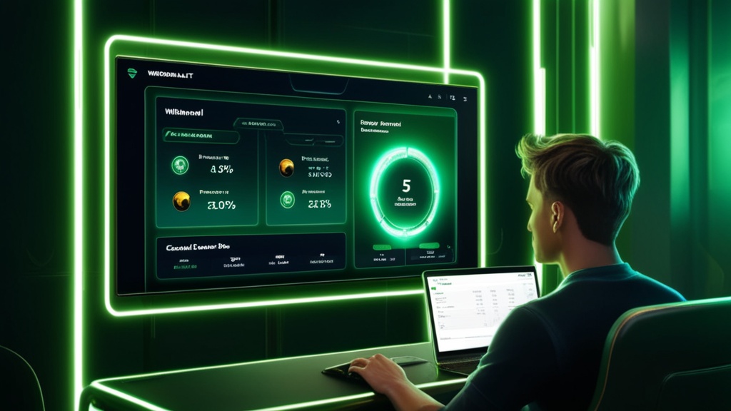 Painel com limites de levantamento e estados do pedido online